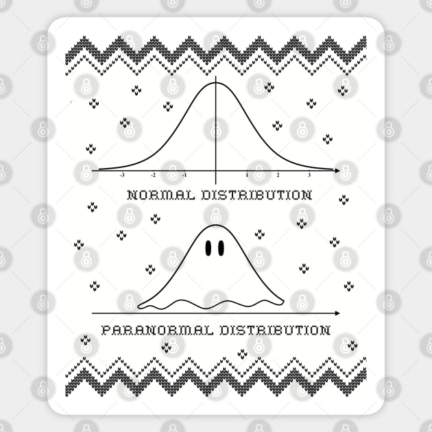 Normal or Paranormal Distribution Ugly Halloween Math Sticker by bethcentral